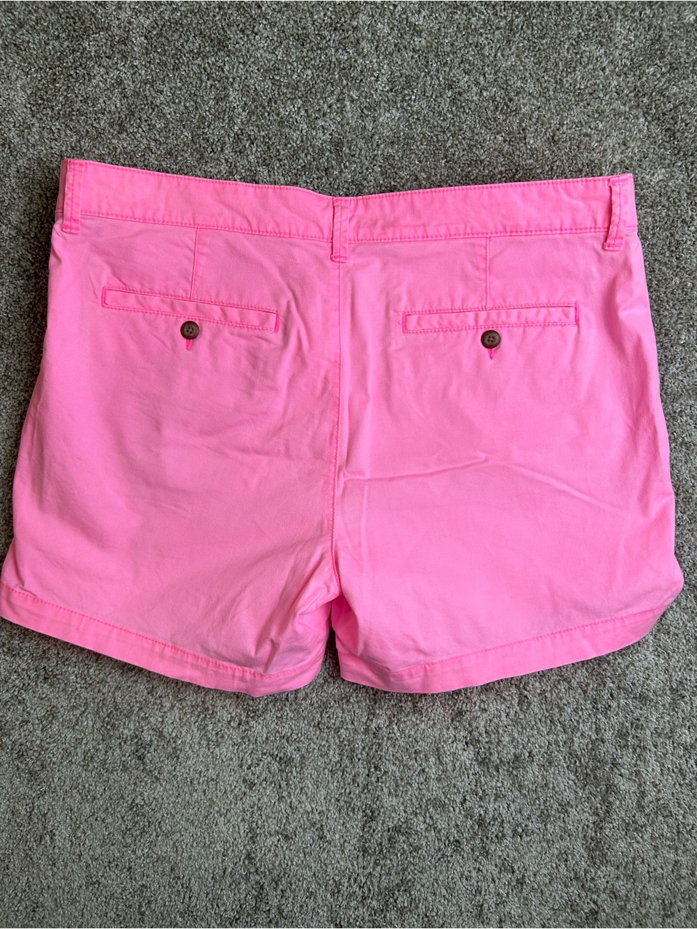 GAP Women's Bright Pink Chino Shorts - Picture 3 of 4
